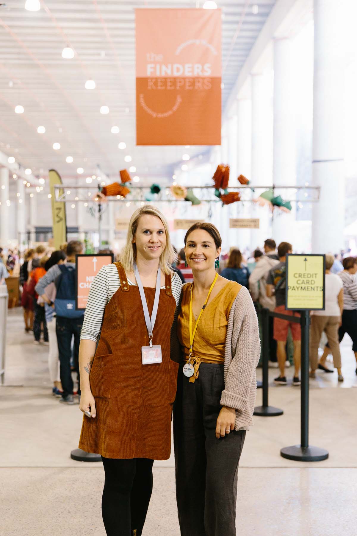 Portrait of The Finders Keepers Market founders Sarah and Brooke