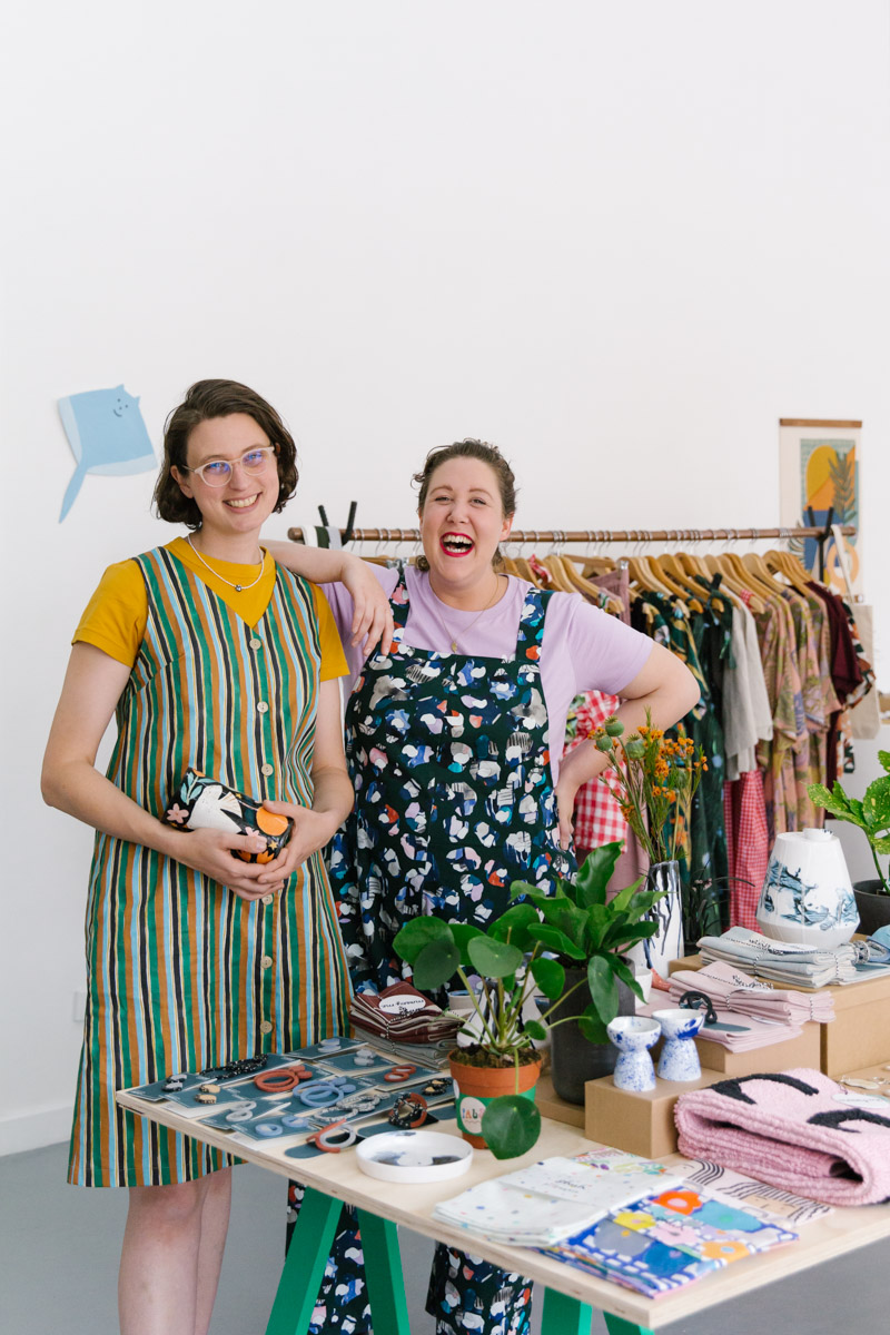 Esther Sandler and Nat Pye at PALS Pop Up Shop Melbourne