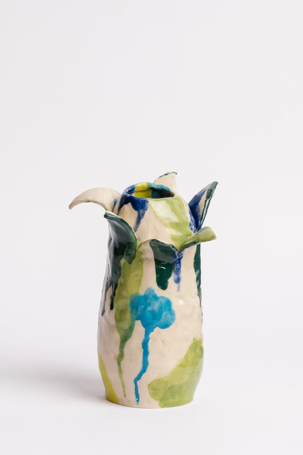 Small hand built ceramic vessel, by Susan Buret, photo by Samee Lapham