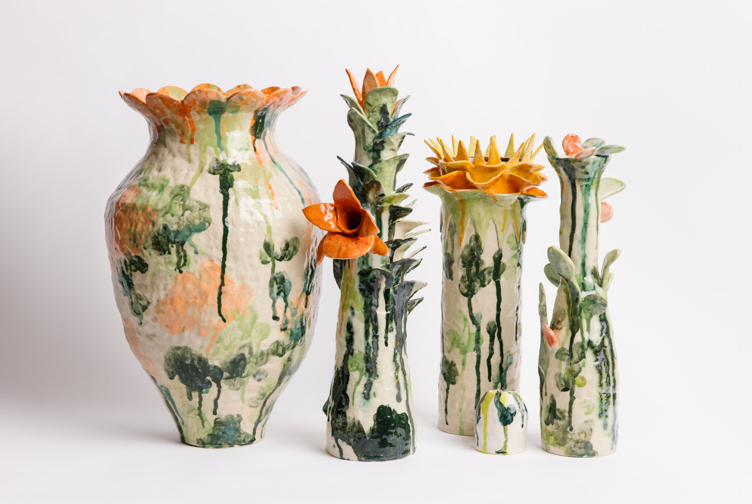 Susan Buret ceramic works 2023, copyright the artist, photo by Samee Lapham