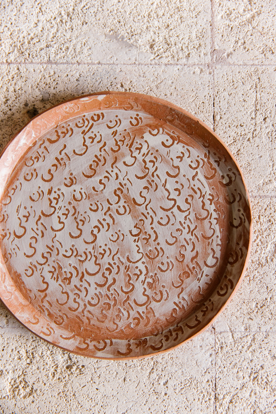 Iranian ceramic piece created by Clay by Soraya