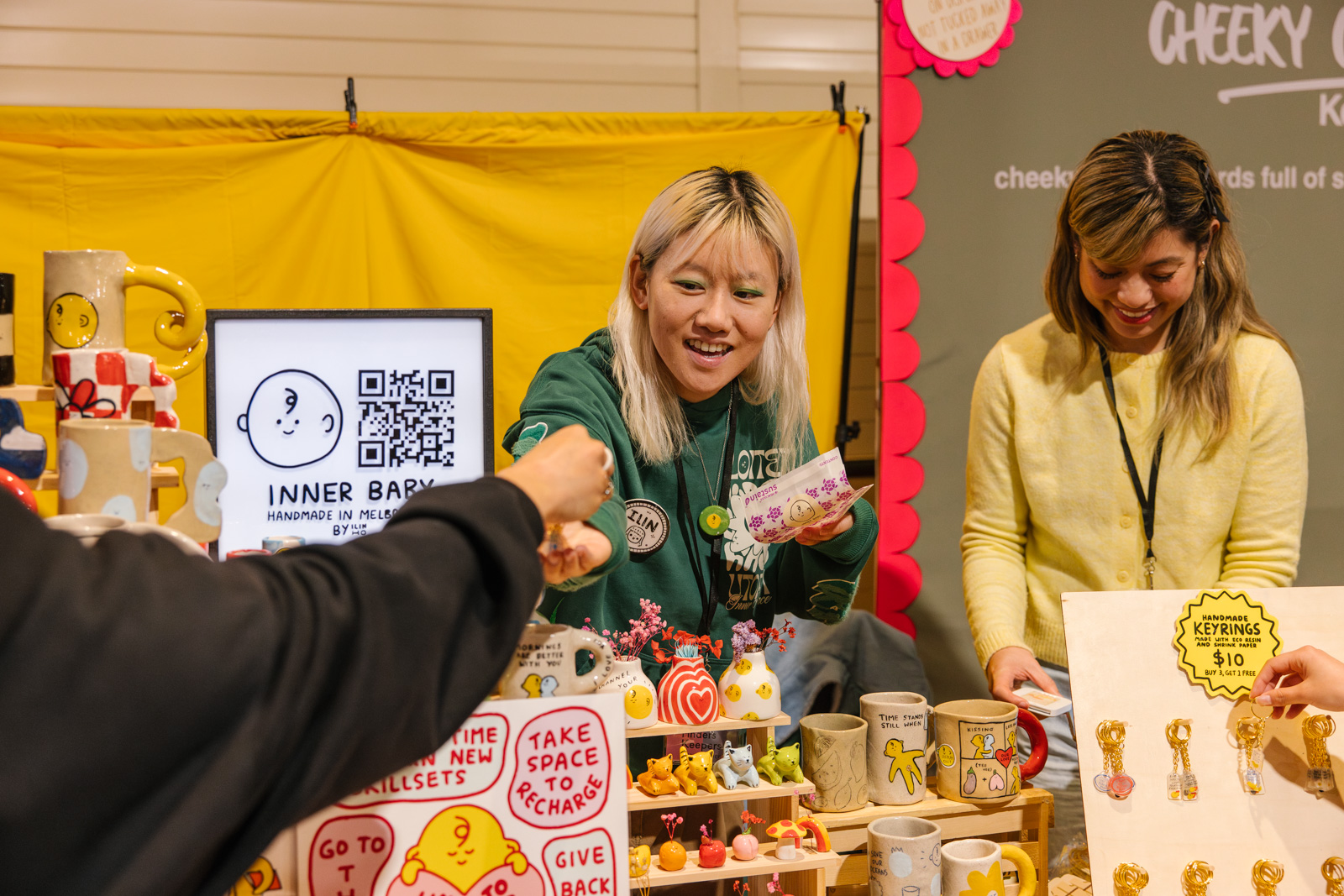 Patrons buy directly from makers at The Finders Keepers Market