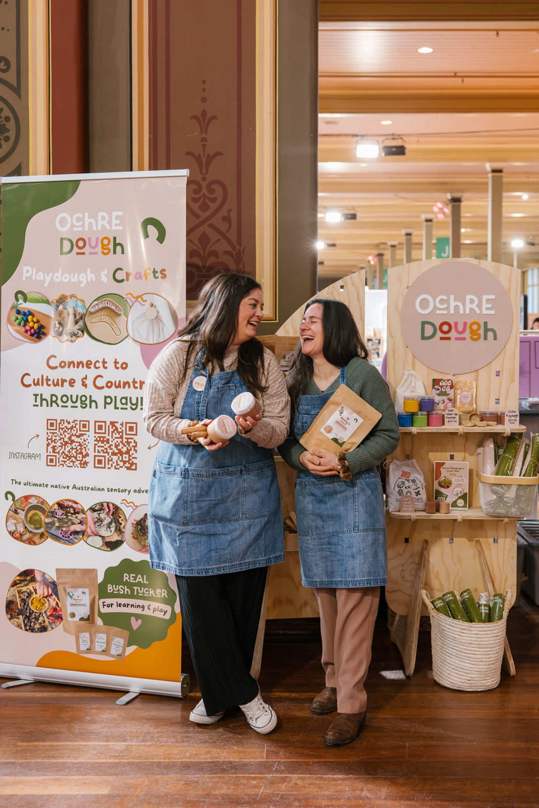 Indigenous Program Recipient Ochre Dough at The Finders Keepers Market