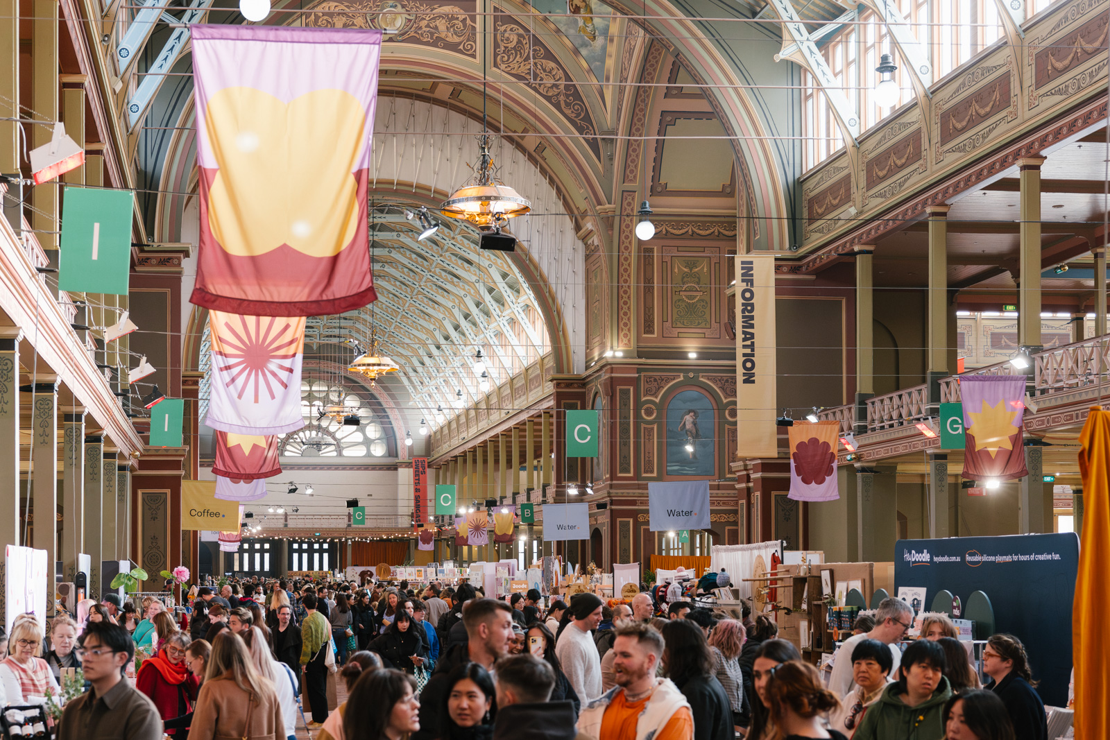 The Finders Keepers Market at The Royal Exhibition Building in Carlton Melbourne